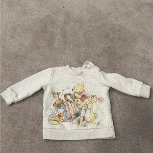 Disney Kids Cream Sweatshirt with Winnie the Pooh and Friends